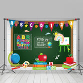 Lofaris Course Blackboard Photo Backdrop for Back to School